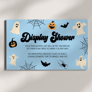Een beetje Boo Halloween Baby shower Display Showe Informatiekaartje