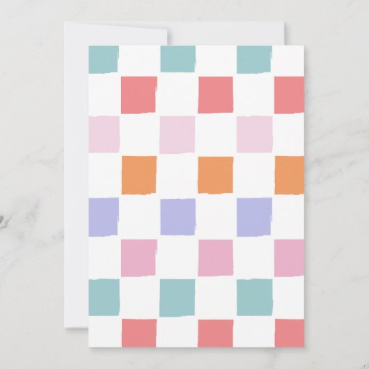 Een beetje Boo Halloween Groovy Baby shower Party Kaart (Achterkant)