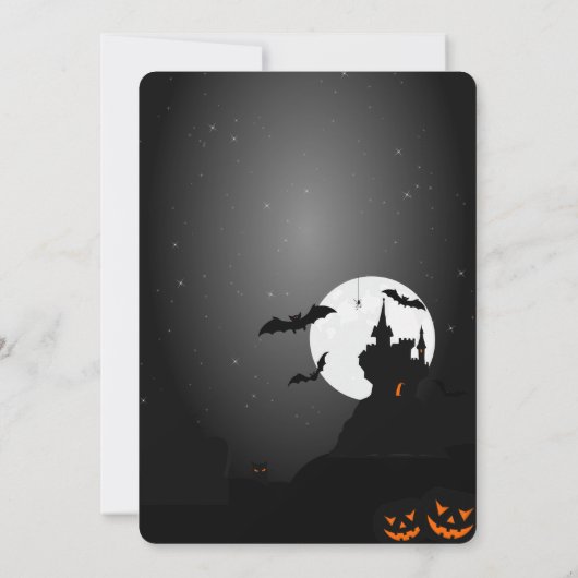 Een beetje Boo heeft bijna Halloween Baby shower Kaart (Achterkant)