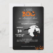 Een beetje Boo heeft bijna Halloween Baby shower Kaart (Voorkant)