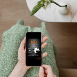 Een beetje Boo heeft bijna Halloween Baby shower Kaart