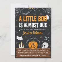 Een beetje Boo heeft bijna Halloween Baby shower