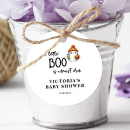 Een beetje Boo is bijna het gevolg van Baby shower Bedankjes Labels