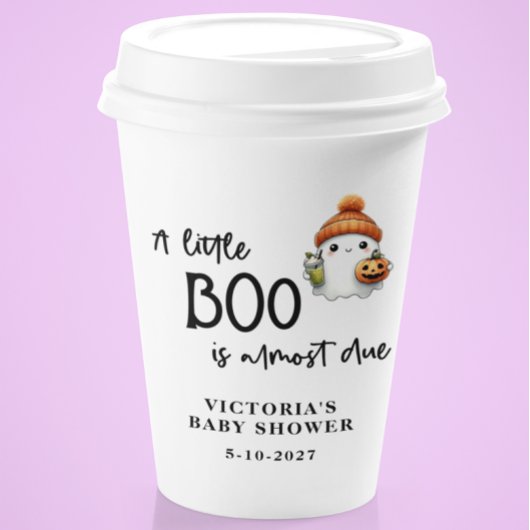 Een beetje Boo is bijna het gevolg van Baby shower Papieren Bekers