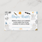 Een beetje Boo is bijna te wijten luier Raffle Kaa Informatiekaartje (Voorkant)