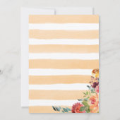 Een beetje Boo On The Way Gold Autumn Baby shower Kaart (Achterkant)