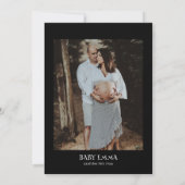 Een beetje Boo Pink Halloween Baby shower Kaart (Achterkant)