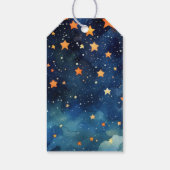 Een beetje boo pompoen schattig halloween Baby sho Cadeaulabel (Achterkant)