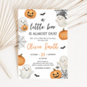 Een beetje Boo Pumpkin Halloween Baby shower Kaart