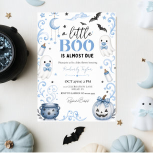 Een beetje Boo Schattig Geest Baby Shower Kaart
