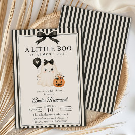 Een beetje Boo Schattig spook Halloween baby showe Kaart