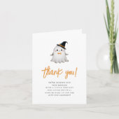 Een beetje Boo Schattige Halloween bedankkaart (Voorkant)