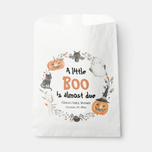 Een beetje Boo Schattige Halloween pompoen Baby sh Bedankzakje