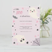 Een beetje Boo Schattigee Herfst Baby shower Kaart (Staand voorkant)