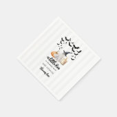 Een beetje Boo spookachtige babyshower servetten (Hoek)