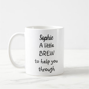 Een beetje brew om u door koffie Mok te helpen