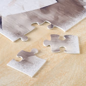 een beetje bruin legpuzzel (Zijkant)