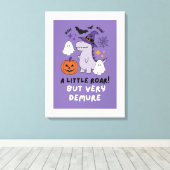 Een beetje brullende, maar zeer demure canvas kuns (Insitu (Houten vloer))