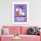 Een beetje brullende, maar zeer demure canvas kuns afdruk (Insitu (Woonkamer))