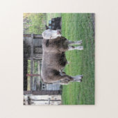 Een beetje bull - Boerderij leven puzzle Legpuzzel (Verticaal)