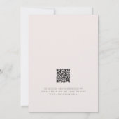 Een beetje Bunny Elegant Arch Baby shower Kaart (Achterkant)