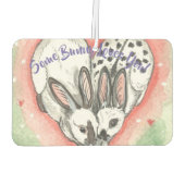 "Een beetje Bunny houdt van je" Heart Rabbit Air F Luchtverfrisser (Achterkant)