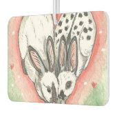 "Een beetje Bunny houdt van je" Heart Rabbit Air F Luchtverfrisser (Links)