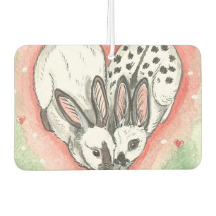 "Een beetje Bunny houdt van je" Heart Rabbit Air F Luchtverfrisser