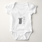 Een beetje Bunny houdt van me - Cute Romper (Voorkant)
