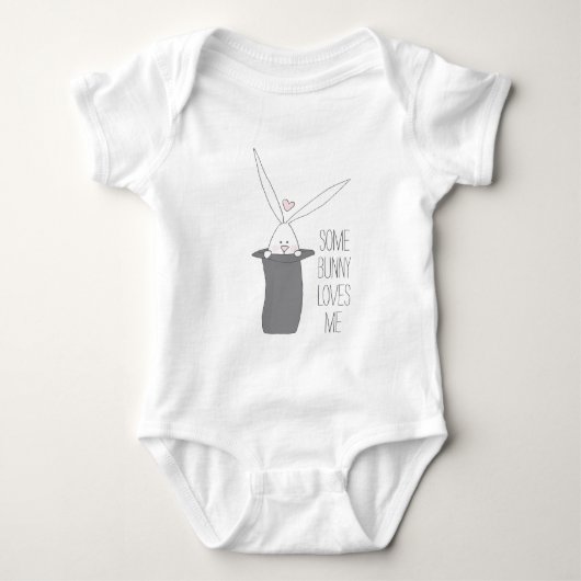 Een beetje Bunny houdt van me - Cute Romper (Voorkant)