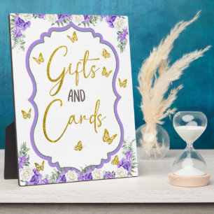 Een beetje Butterfly is onderweg naar tafel Plaque Fotoplaat