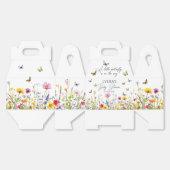 Een beetje Butterfly Wildflowers Baby shower Bedankdoosjes (Ongevouwen)