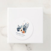 Een beetje Camper Forest Baby shower Bedankjes Labels (In situ)