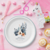 Een beetje Camper Forest Baby shower Papieren Bordje (Feest)