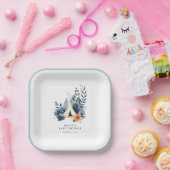 Een beetje Camper Forest Baby shower Papieren Bordje (Feest)