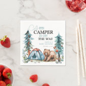 Een beetje Camper Forest Baby shower Servet (Insitu)