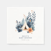 Een beetje Camper Forest Baby shower Servet (Voorkant)