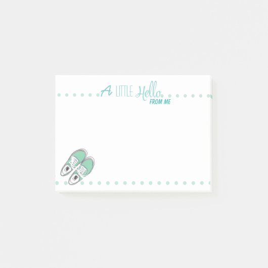 Een beetje Casual Hallo van mijn netelige notities Post-it® Notes (Voorkant)