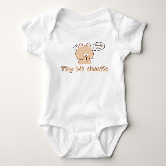 Een Beetje Chaotische Cute Planningschaos Romper (Voorkant)