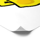 Een beetje cheesy grappig eten woordspeling poster (Hoek)