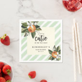 Een beetje clementine Baby shower papier Servet (Insitu)