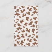 Een beetje Cowboy Baby shower Boy Books voor Baby Informatiekaartje (Achterkant)