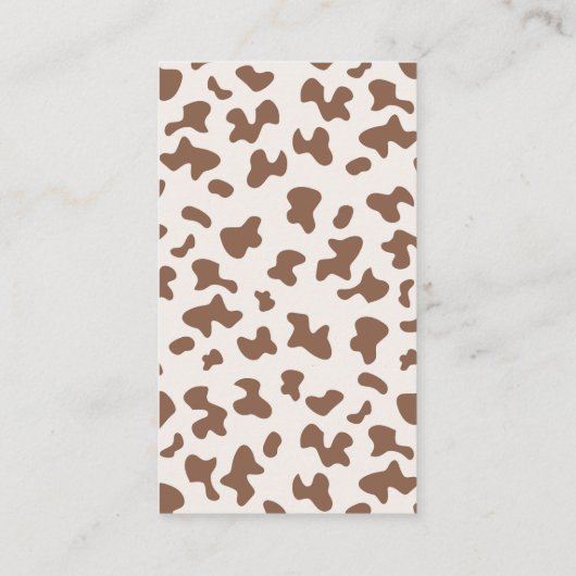 Een beetje Cowboy Baby shower Boy Books voor Baby Informatiekaartje (Achterkant)