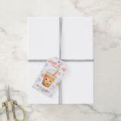 Een beetje Cu-Tea Bubble Tea Baby Shower Cadeaulabel (Met Touw)