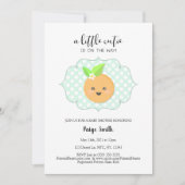 Een beetje cutie Clementine Baby shower Kaart (Voorkant)