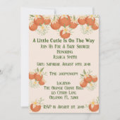 Een beetje cutie is op de weg -Oranje bloesem-blos Kaart (Voorkant)