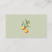 Een beetje cutie is op de weg Oranje luier rafel Informatiekaartje (Achterkant)