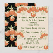 Een beetje cutie is op de weg -Sinaasappel bloesem Kaart (Voorkant / Achterkant)