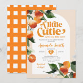 Een beetje cutie is op de weg Sinaasappel Tropical Kaart (Voorkant / Achterkant)