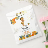 Een beetje Cutie is op haar Weg Baby shower Bedankzakje (Gezegeld)